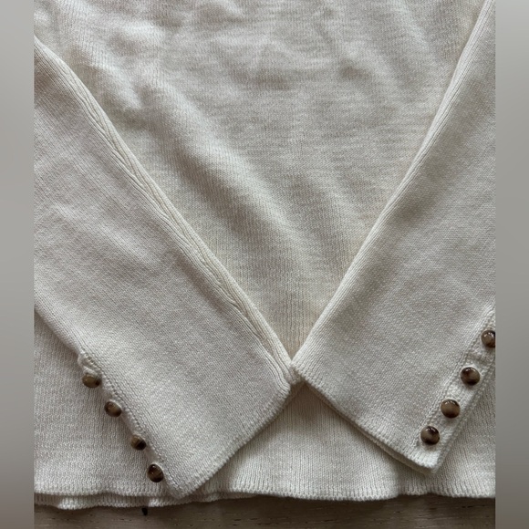 SEZANE Felix Jumper mottled cream size XL - Picture 7 of 13